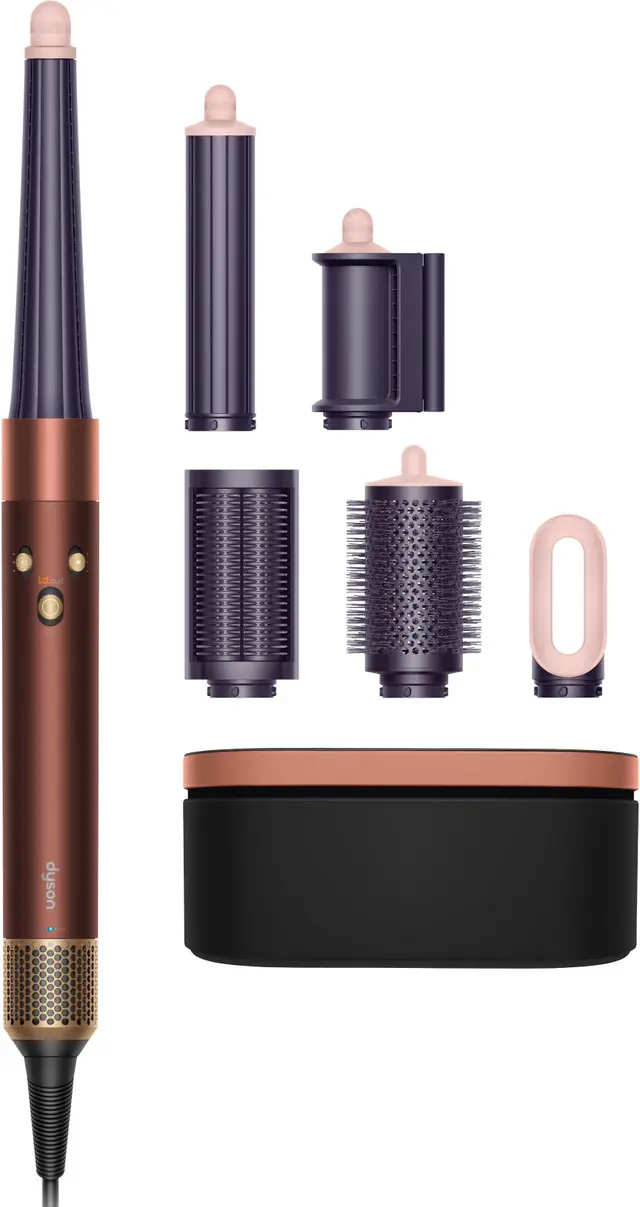 Dyson Airwrap i.d.™ Straight+Wavy multistyler och hårtork, Plum Copper