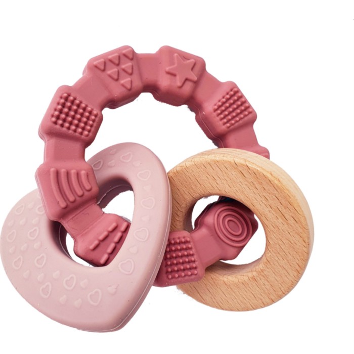 Summerville Bitleksak Hjärta rosa