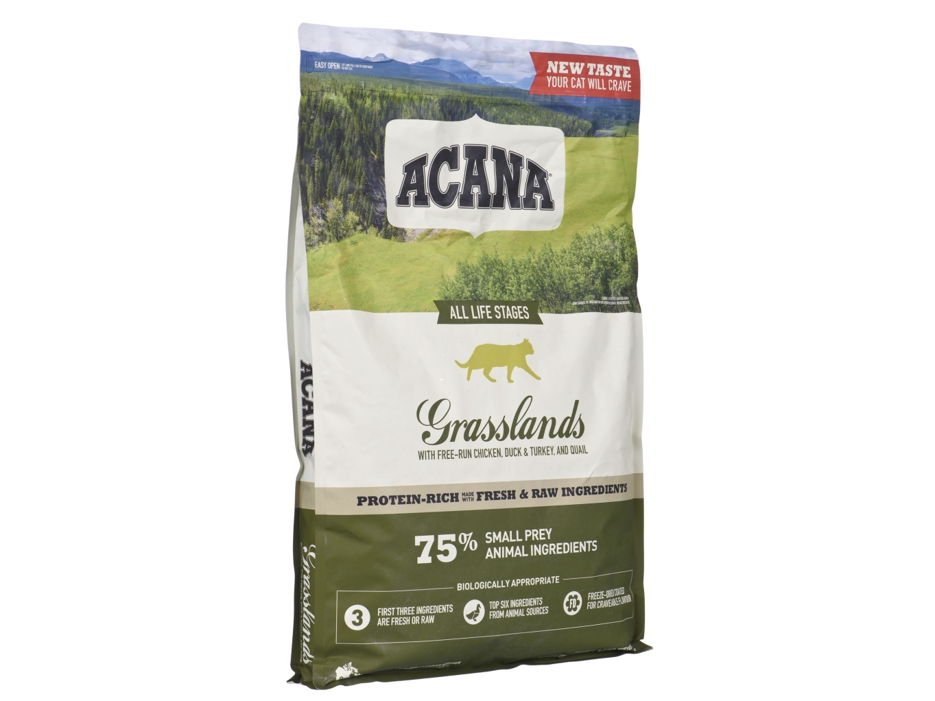 ACANA Grasslands Cat - torrfoder för kattungar 4,5 kg