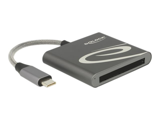 Delock 91745 kortläsare för CFast 2.0-kort, USB Type-C, 5000 Mbit/s
