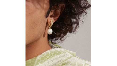 PILGRIM - EDELE Pearl Earrings - Gold-Plated - 30 mm, bild 3