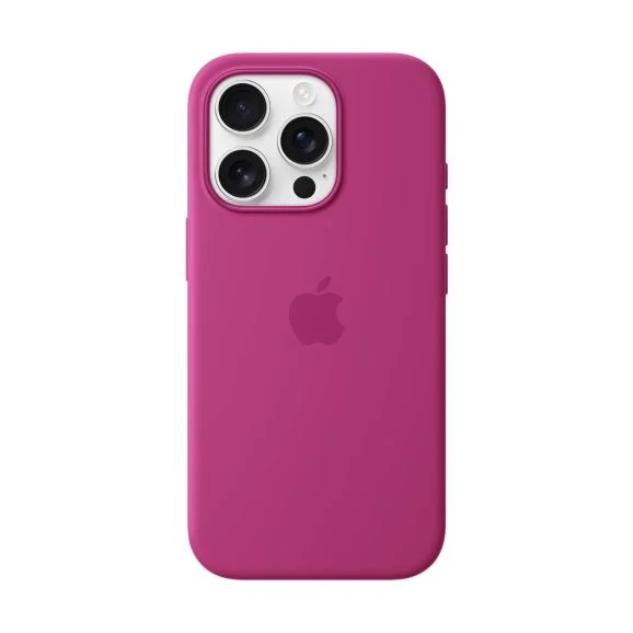 Apple iPhone 16 Pro silikonskal MagSafe, Lila Fuchsia, bild 4