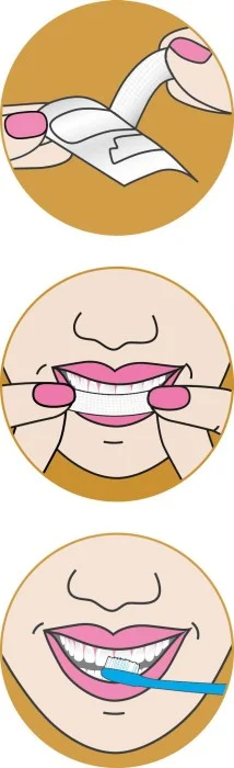 EKULF PURE shine Whitening strips, bild 2