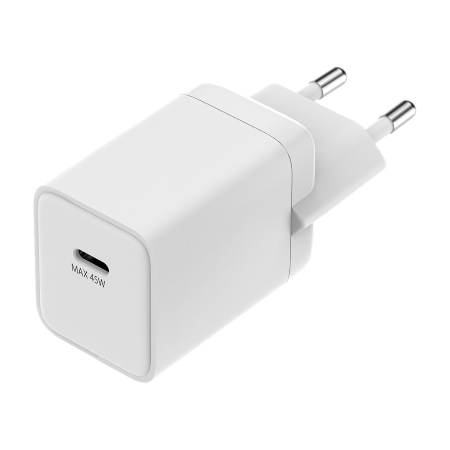 Dacota Platinum 45 W GaN USB-C snabbladdare 1 Port, vit