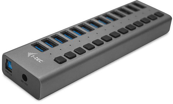 USB 3.0-hub i-tec Charging HUB, 13xUSB 3.2, inkl. 60W strömadapter, bild 2