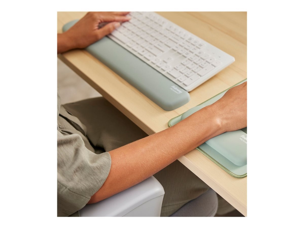 Fellowes Breyta™-handledsstöd för tangentbord – Salviagrön
