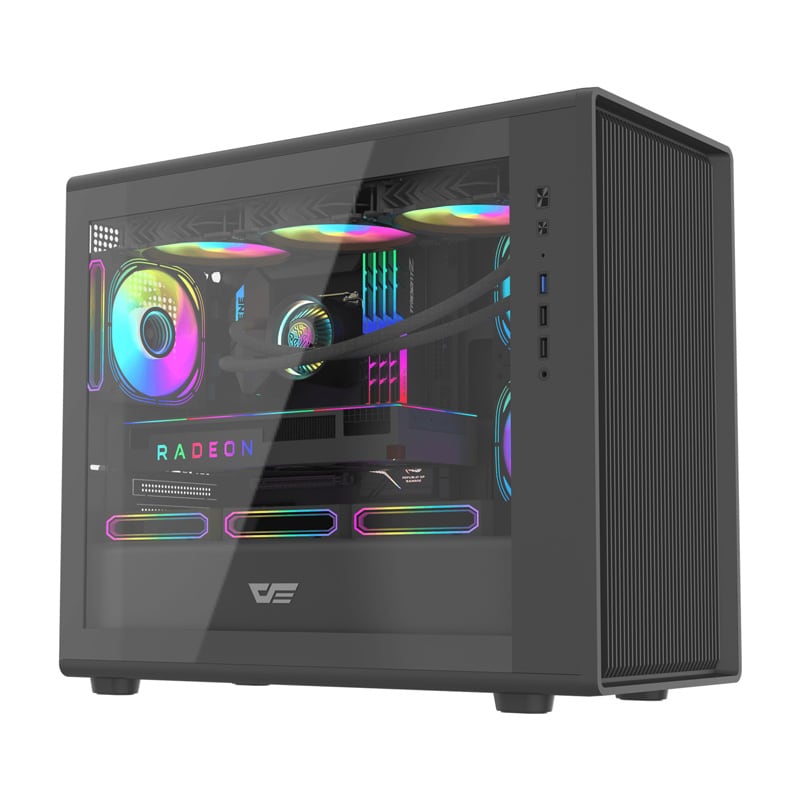 Darkflash DB460M Computer Case - Chassi - Svart, bild 5
