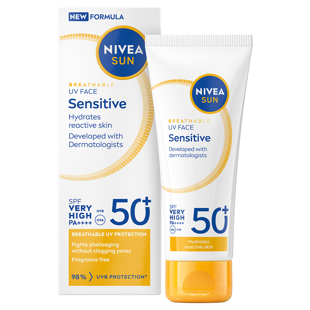 NIVEA UV Face Sensitive SPF50+ 40 ml 40 ml
