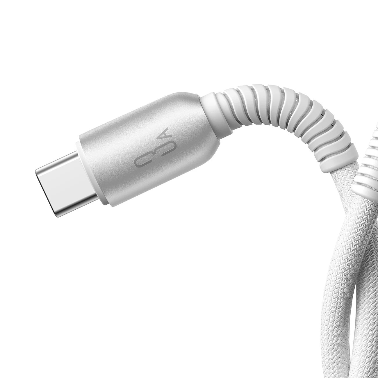 Joyroom S-A51 Cutting-Edge Series 3A USB-A - USB-C-kabel 1,2 m - ljusgrå, bild 5