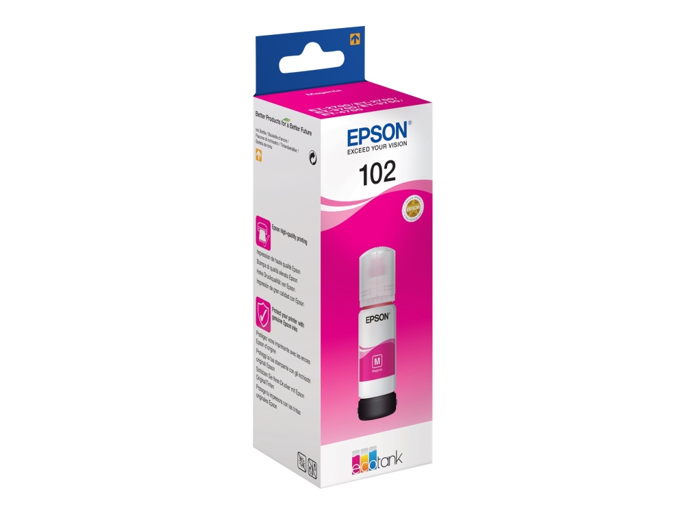 Epson 102 EcoTank bläckflaska, magenta, bild 2