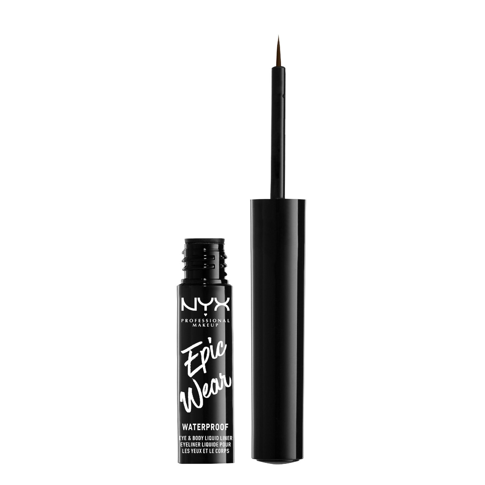 NYX PROFESSIONAL MAKEUP Epic Wear Eye & Body Liquid Liner Waterproof Brown