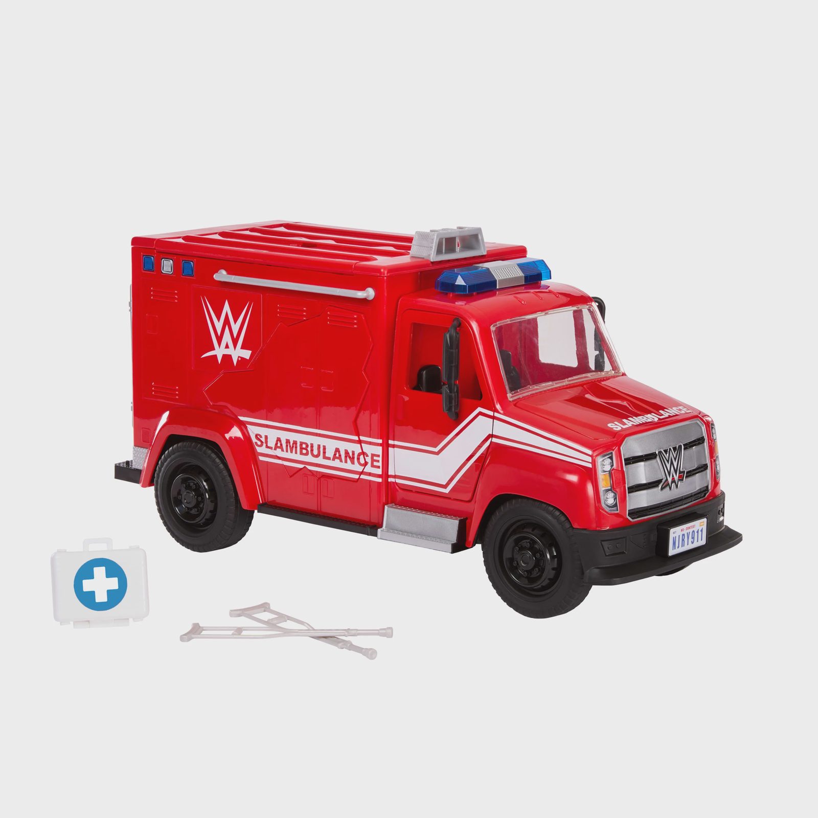 WWE Slambulance Vehicle, 6 År, Multifärg, Plast