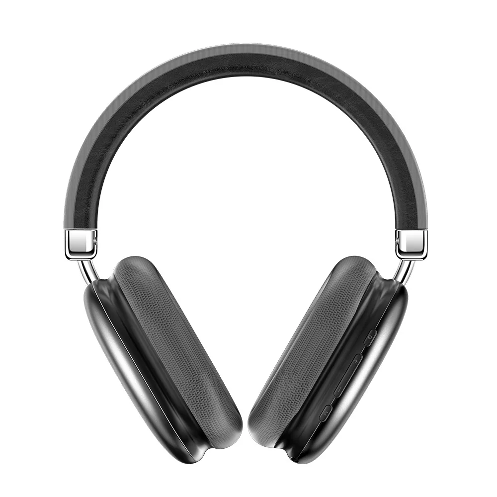 BWOO over-ear trådlösa hörlurar med Bluetooth 5.3 och TF-stöd – grå, bild 2