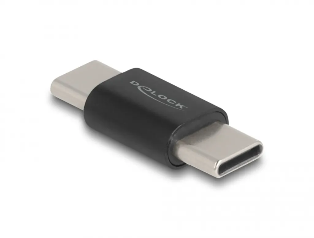 Delock USB-C gender changer adapter hane till hane – svart