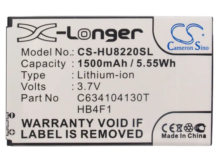 Cameron Sino batteri BL161 / HB4F1 / HWBAF1 / BLT005 för Huawei U8230, Lenovo A1 (CS-), bild 5
