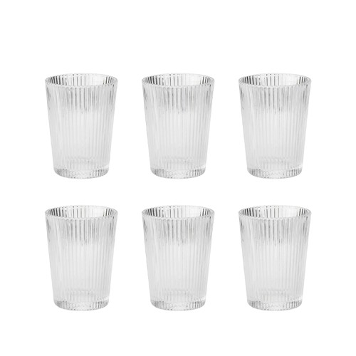 Stelton – Pilastro Dricksglas – Set om 6 – 0,15 l