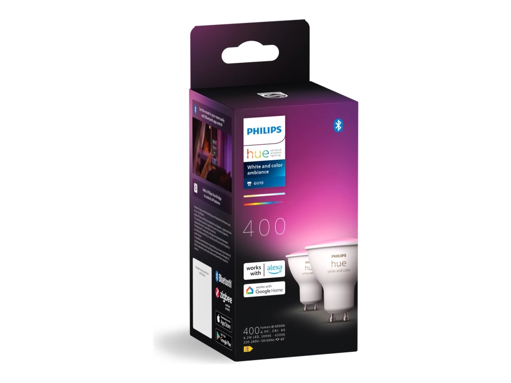Philips Hue WCA smart lampa 4.2W GU10 2 st, bild 4