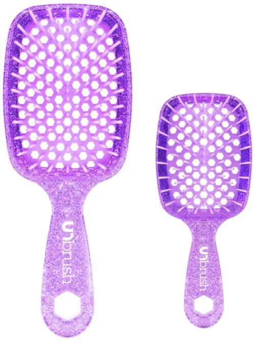 Unbrush Glitter Duo Set Amethyst Lavender