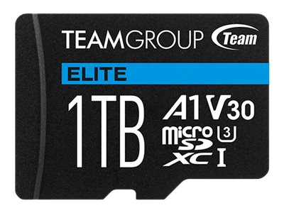 Team Group ELITE A1 minneskort 1 TB microSDXC V30 UHS-I U3 + SD-adapter