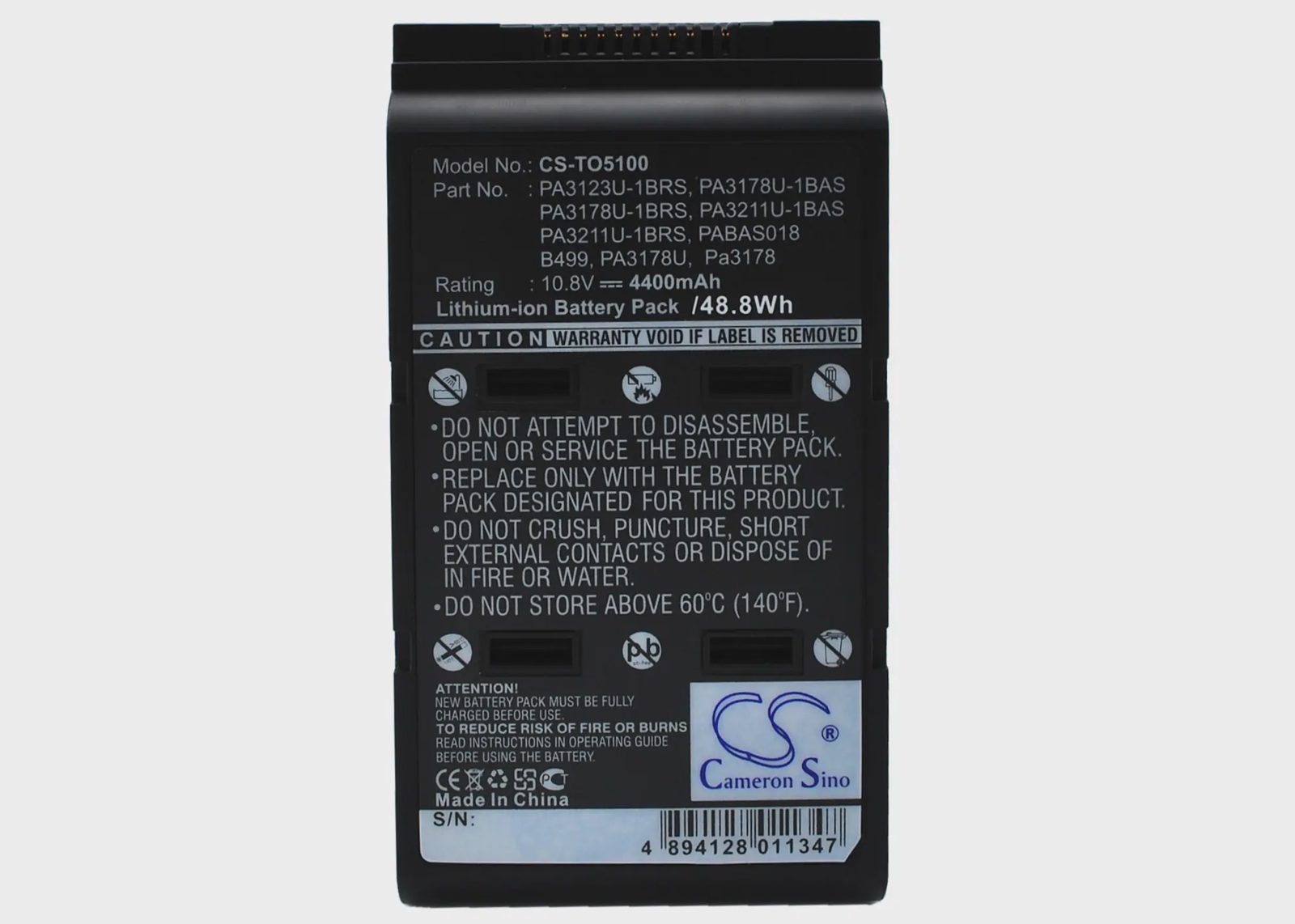 Batteri till Notebook, Bärbar dator för Toshiba Satellite 5105-S501, Satellite 5000 m.fl.