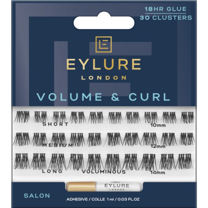 Eylure Volume & Curl Voluminous Volume & Curl Voluminous Clusters Volume & Curl Voluminous Clusters
