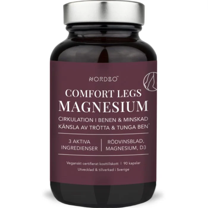 Nordbo Comfort Legs Magnesium 90 kapslar