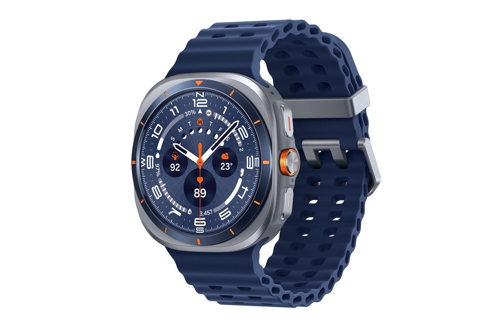 Samsung Galaxy Watch Ultra (2025) LTE, Titan Blå, bild 2