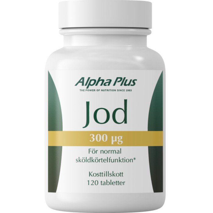Alpha Plus Jod 300µg 120 tabletter