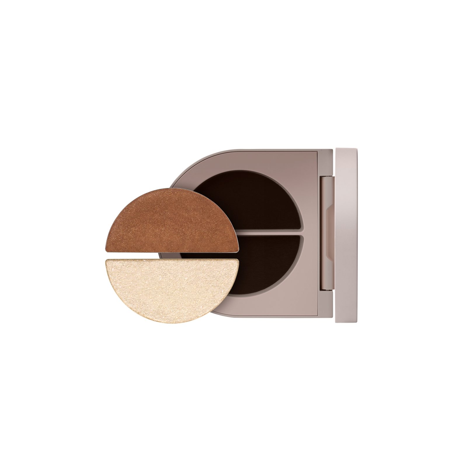 Rose Inc Duet Eyeshadow Satin Cocoa & White Gold Shimmer, bild 5
