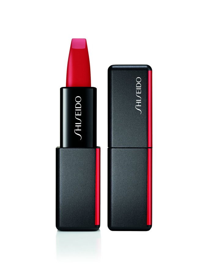 Shiseido Modernmatte Powder Lipstick 514 Hyper Red, bild 2