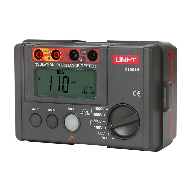 UNI-T UT501A testare av isolationsmotstånd, bild 2