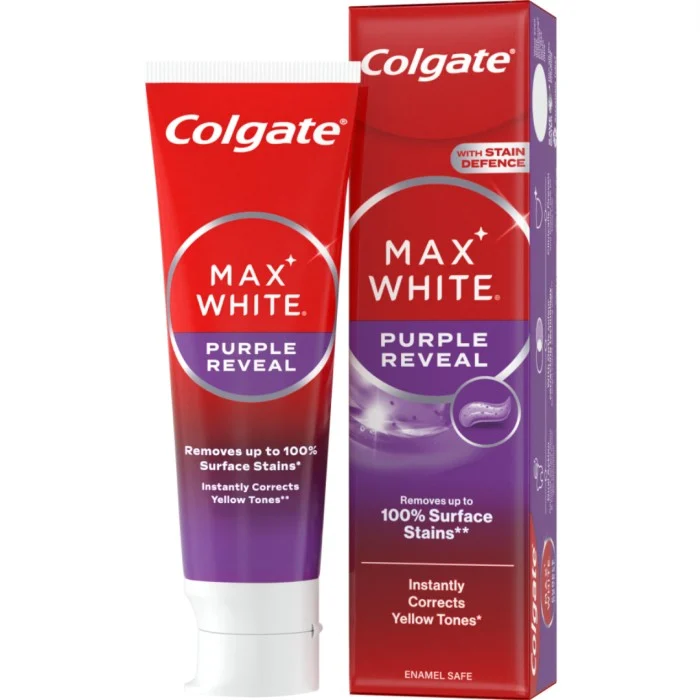 Colgate Toothpaste Max White Purple 75 ml
