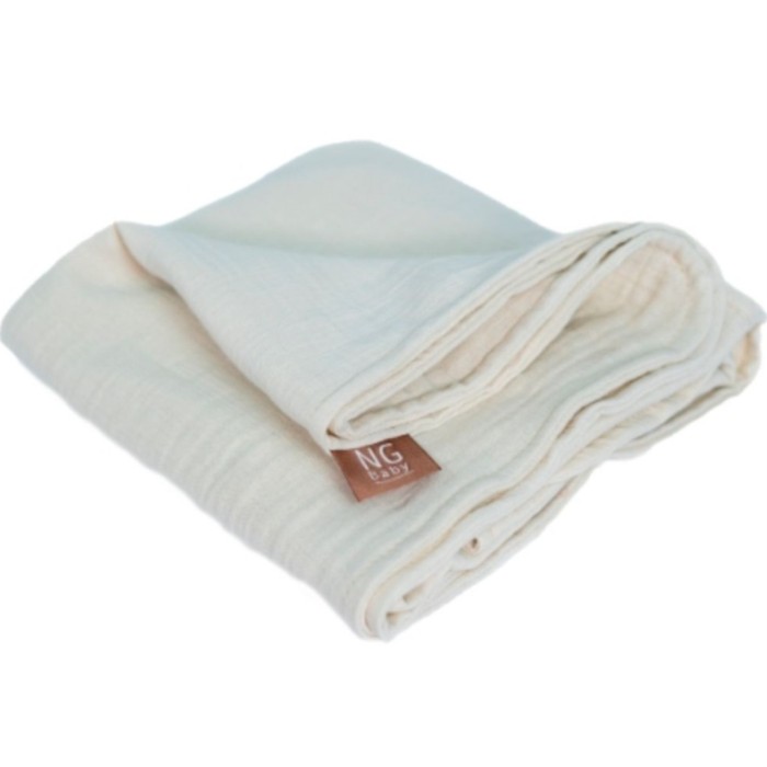 NG Baby muslinfilt deluxe, ivory
