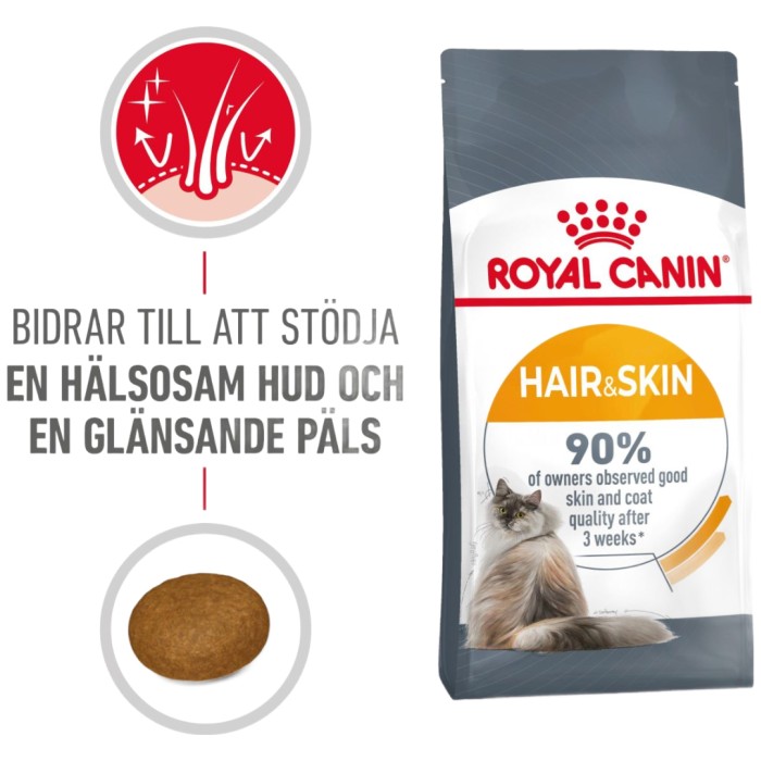Royal Canin Hair & Skin Care Adult torrfoder för katt 2 kg, bild 2