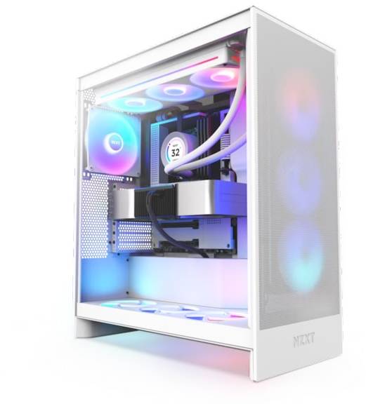 NZXT H7 Flow 2024 RGB Vit, bild 4