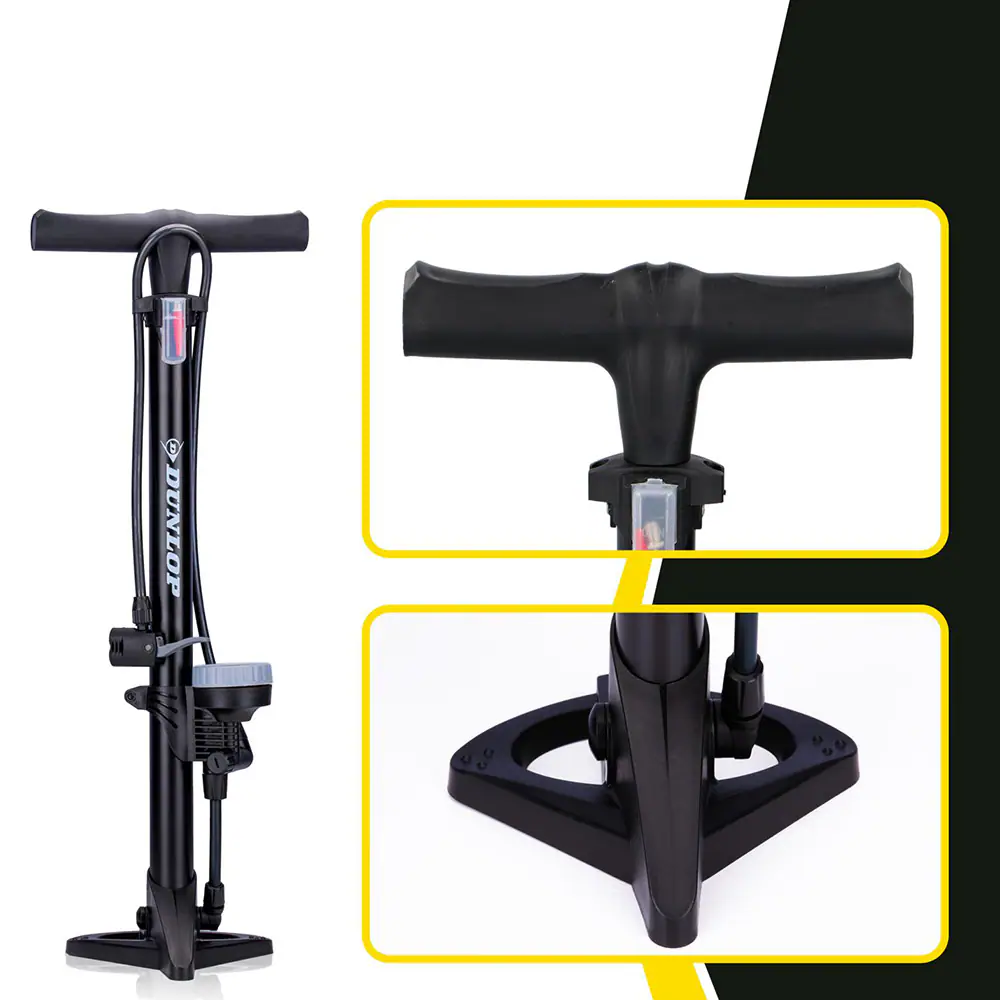 Dunlop Cykelpump med Tryckmätare, bild 2