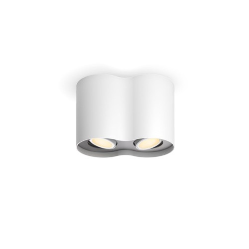 Philips Hue Pillar dubbelspotlight 2x4.2W GU10 (vit)