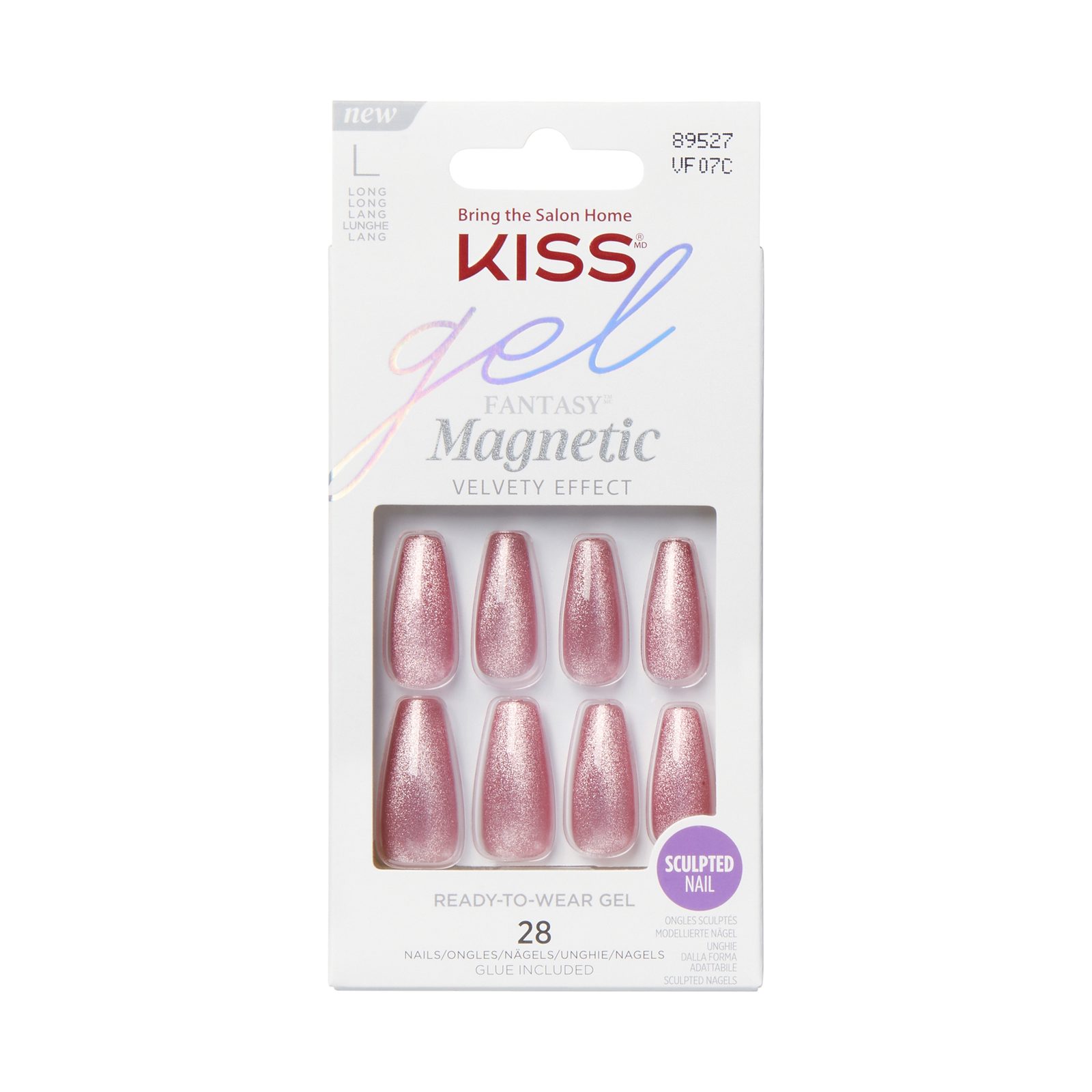 Kiss Gel Fantasy Magnetic - West Coast 28 pcs 28 pcs