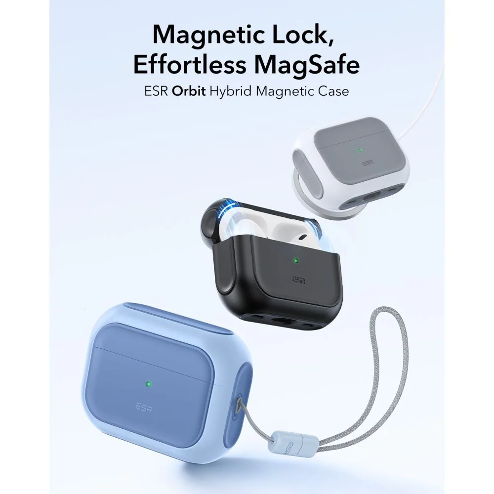 ESR Orbit Halolock MagSafe-fodral för AirPods Pro - blå, bild 2