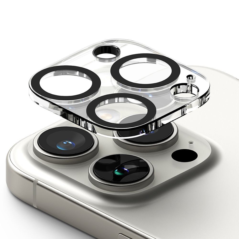 Ringke Kameraskydd 2-pack härdat glas för iPhone 16 Pro / 16 Pro Max, bild 3