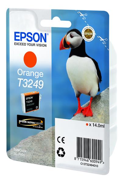 Epson T3249 Orange, 14 ml, 980 sidor, bild 3
