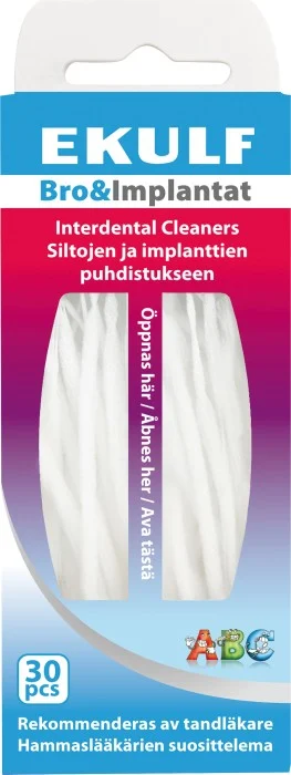 EKULF Interdental Floss For Dental Bridge Implants