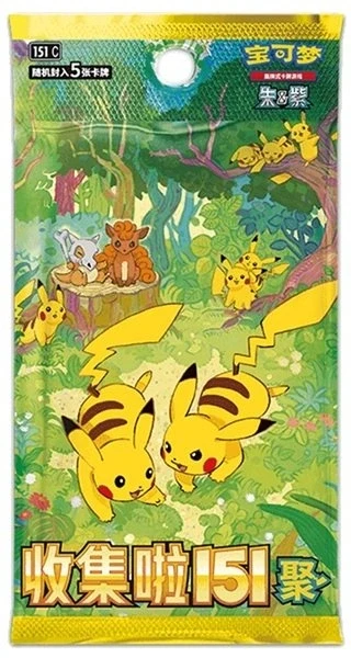 Pokemon Collect 151 Gathering Slim Booster (151C) (Kinesisk version)