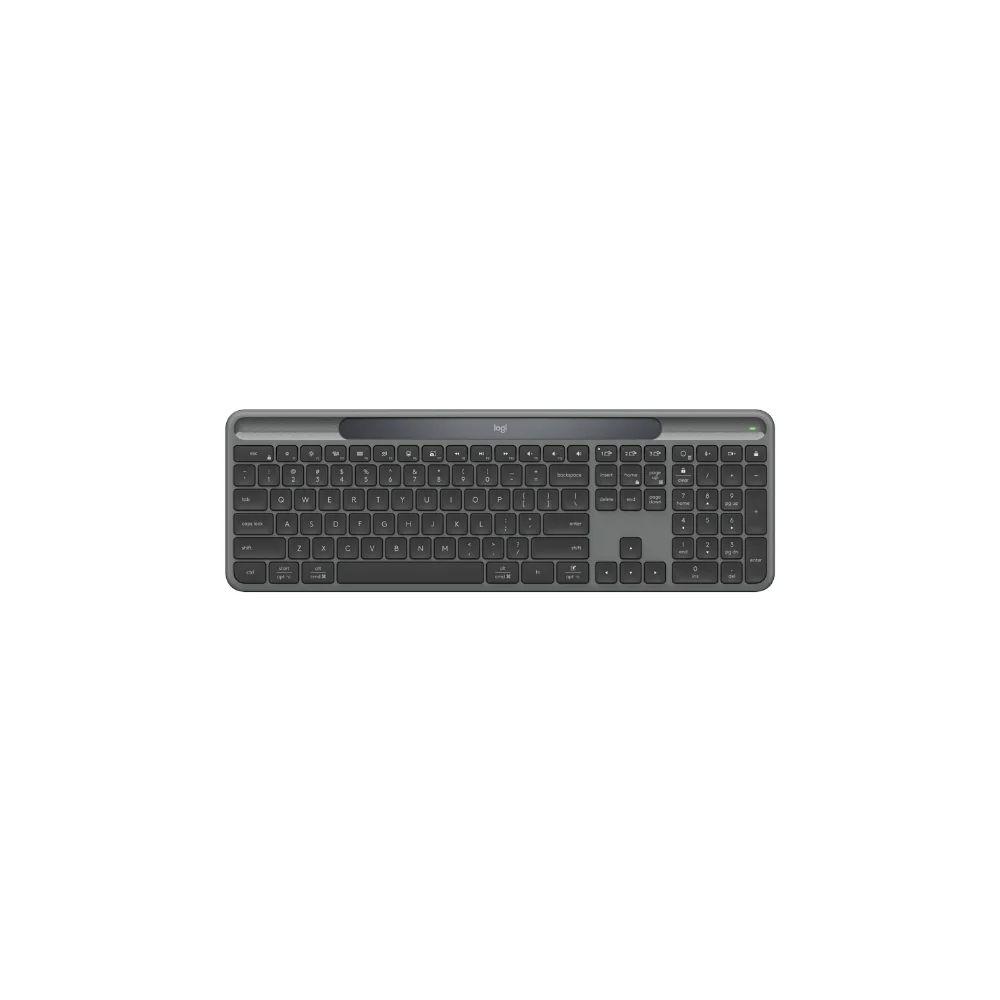 Logitech Signature Slim Solar+ trådlöst tangentbord, grafitgrå