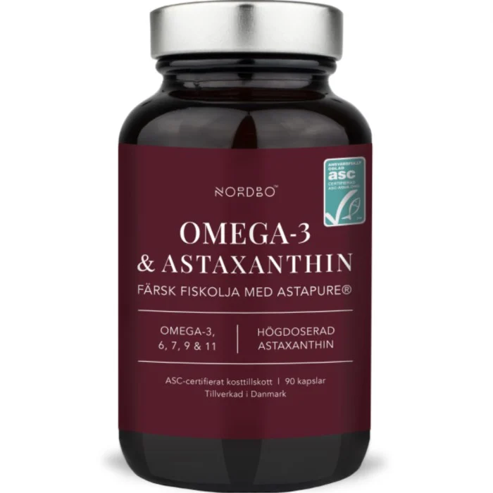 Nordbo Omega-3 & Astaxanthin 90 st