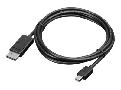 Lenovo - DisplayPort-kabel - Mini DisplayPort (hane) till DisplayPort (hane) - 2 m - för ThinkCentre M75t Gen 2 ThinkPad P51 ThinkStation P330 Gen 2 P34X P350 P520 P620