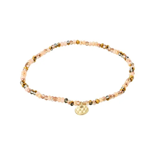 PILGRIM - INDIE Bracelet - Brown Mix - 17 cm