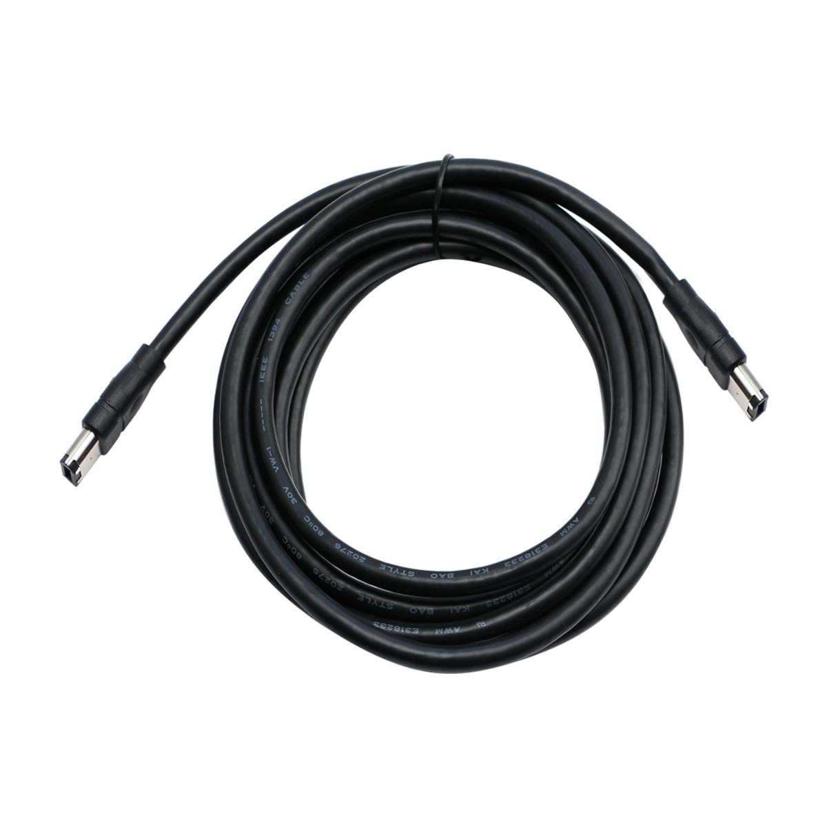 Eletra IEEE 1394A 6P hane 3M kabel, svart