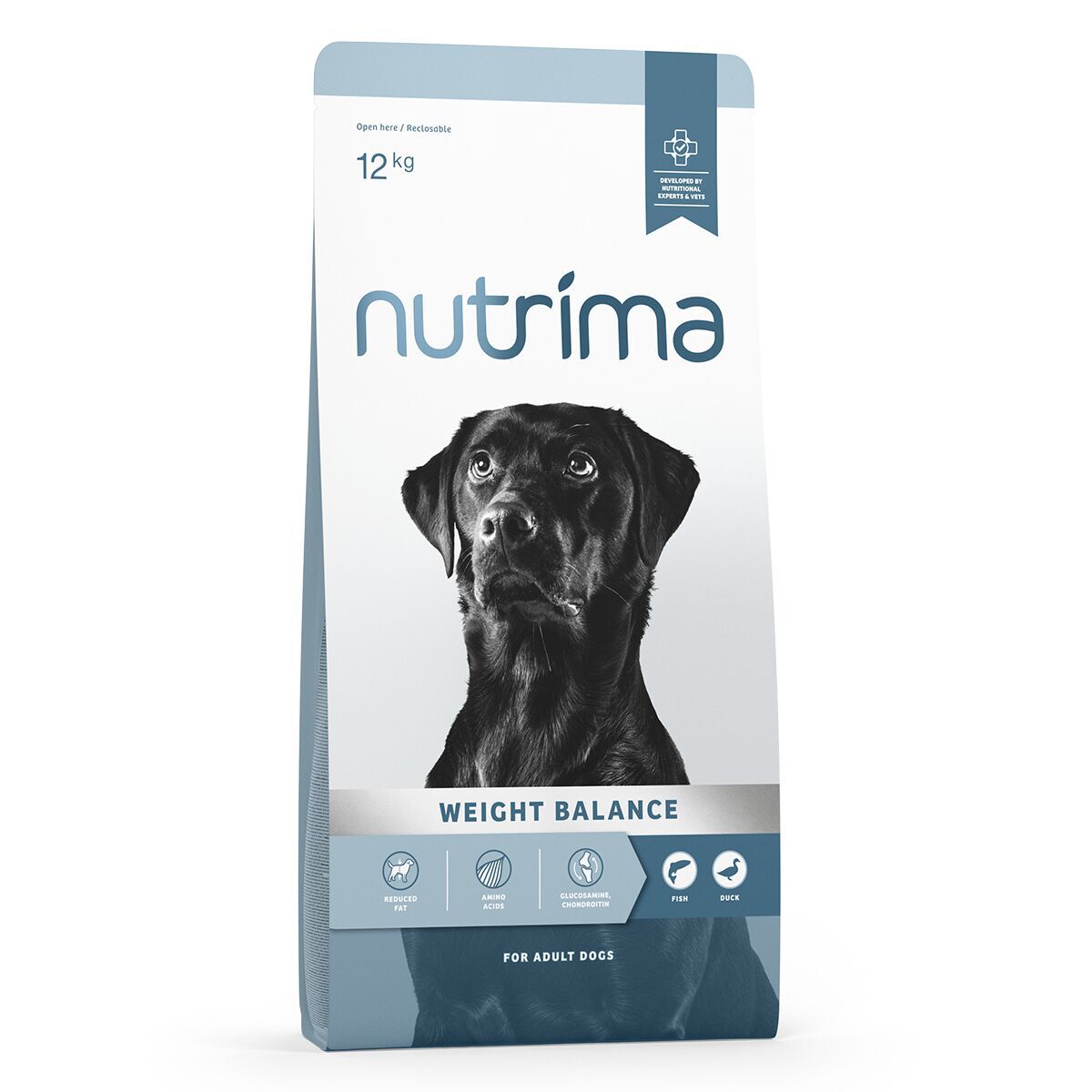 Nutrima Dog Adult Weight Balance Fish & Duck Torrfoder till Hund 12kg