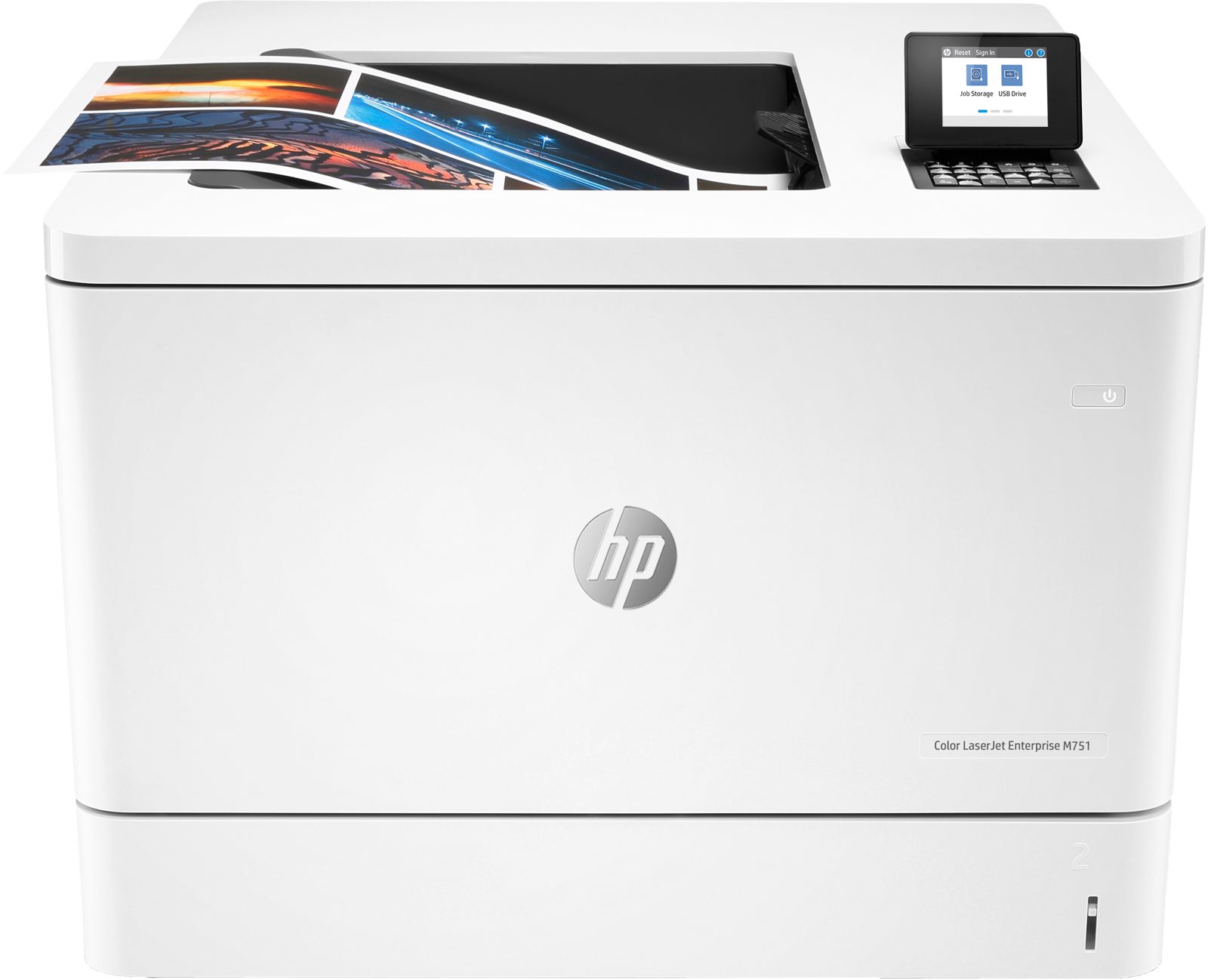 HP Color LaserJet Enterprise M751dn, 1200 dpi färglaser, 41/41 ppm, duplex, USB/LAN, bild 4